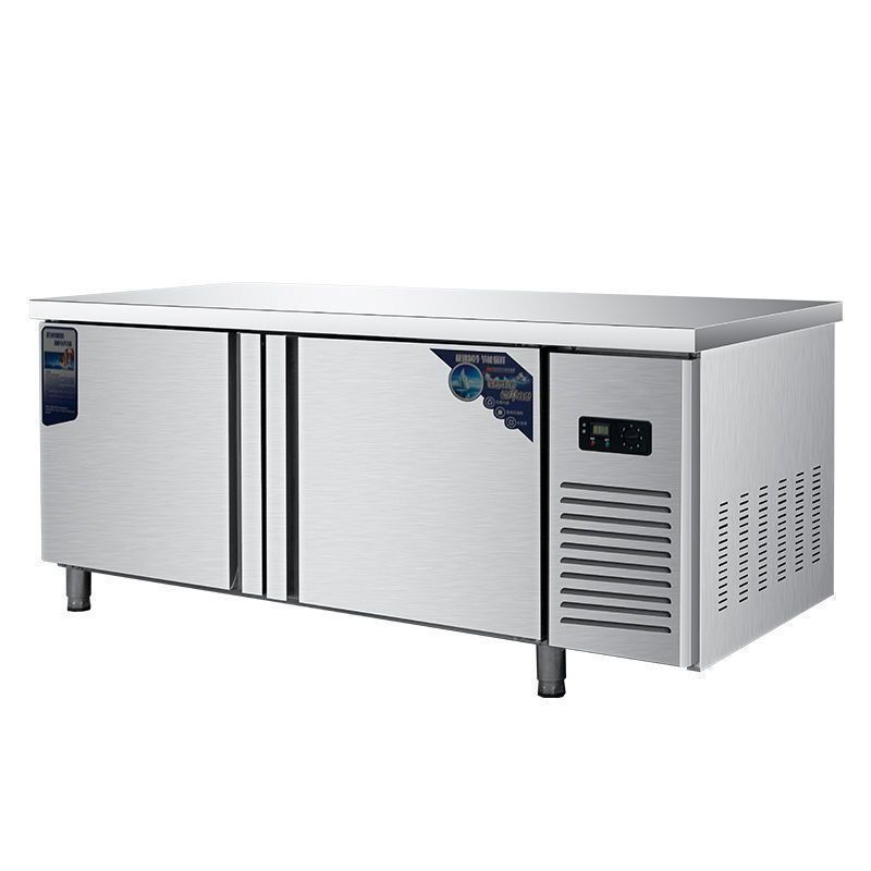 全新【廠家直銷】冷藏工作台Refrigerated workbench 冷櫃 保鮮 工作台 不鏽鋼 大容量 平冷柜 雙門#工作台#雙門