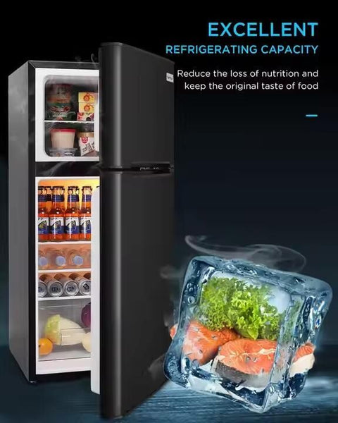 黑色雪櫃#小型雪櫃#迷你雪櫃一級能源#冷藏冷凍雪櫃