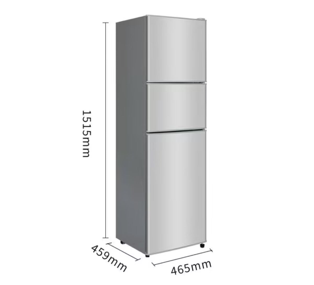 雙門雪櫃 上置式急凍室 冷冻 冷藏